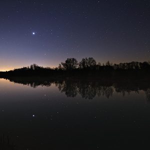 Reflections of Venus and Scorpius