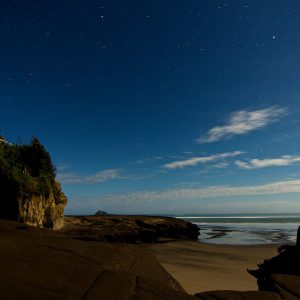 Summer Night at Muriwai Beach