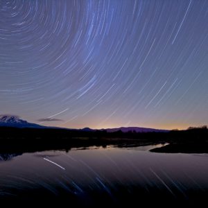 Star Trails Over Trout Lake