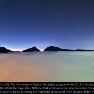 Venus above Reunion Island