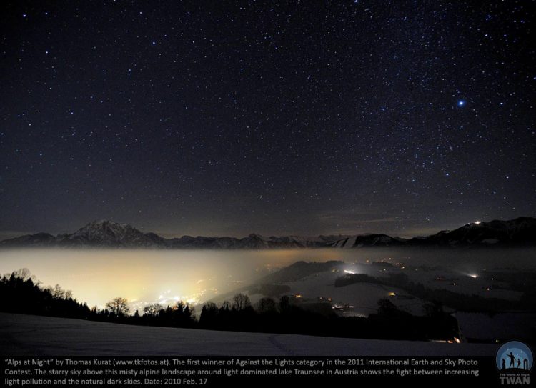 Alps at Night