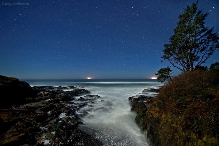 Trident of Light at Cape Perpetua