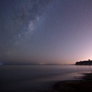 Night at Long Bay Regional Park