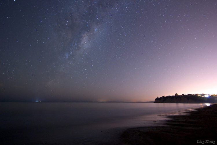 Night at Long Bay Regional Park