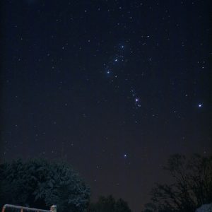 Orion over Snowy Ireland