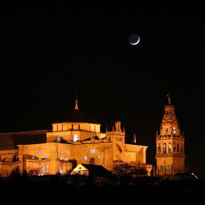 Moon and Venus over the Mosque