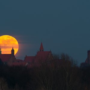 Towering Super Moon over Chelmno