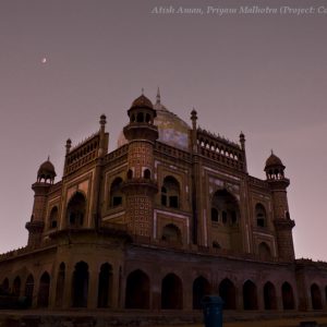 Total Eclipse over Safdarjung's Tomb