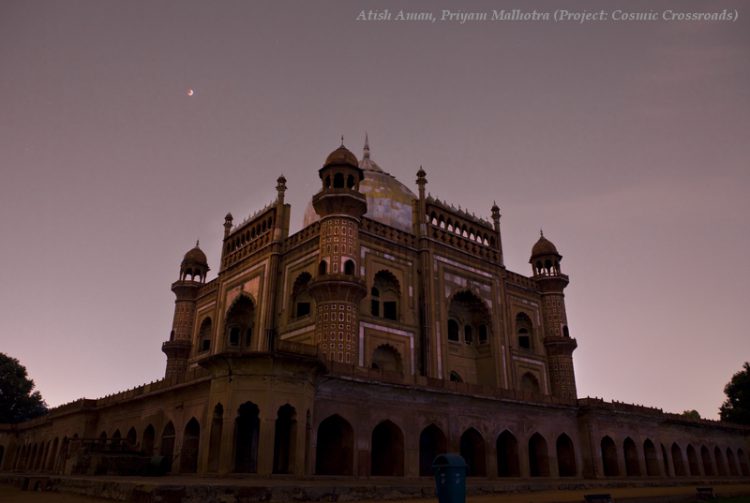 Total Eclipse over Safdarjung’s Tomb