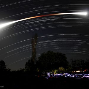 Total Lunar Eclipse Trail