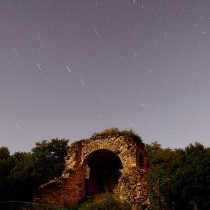 Old Ruin in Moonlight