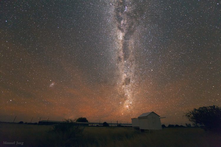 Milky Way over Tivoli Astrofarm