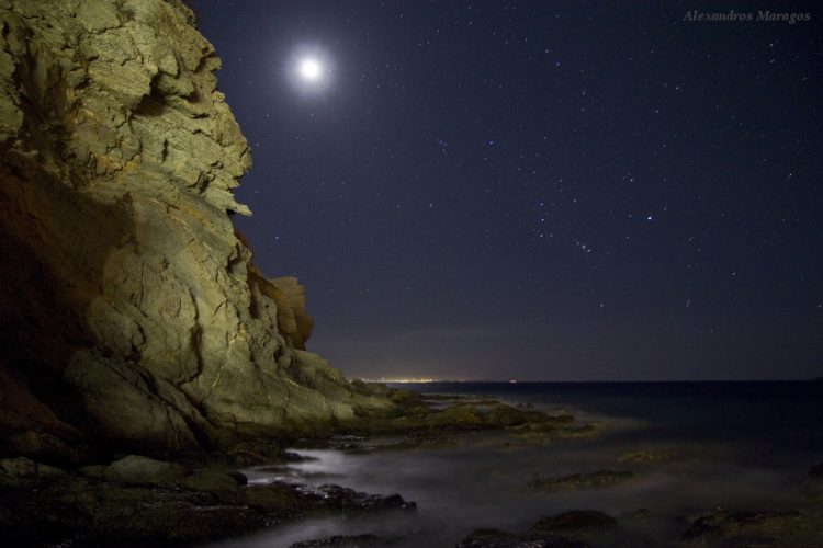 Starry Night at Syros Island