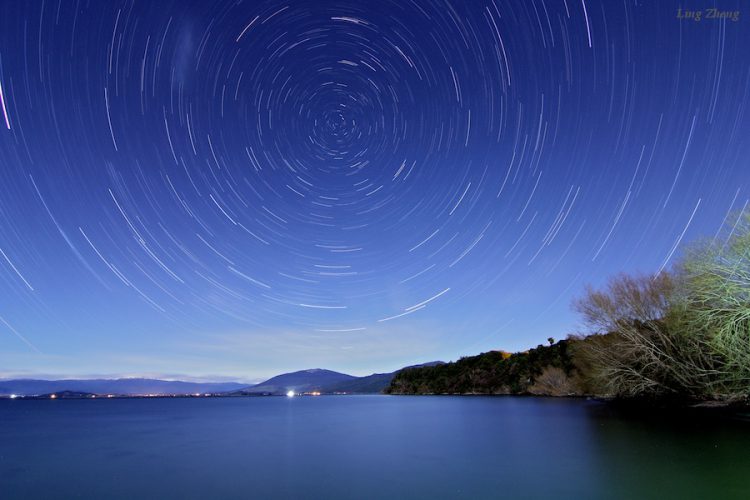 Lake Taupo in Moonlight