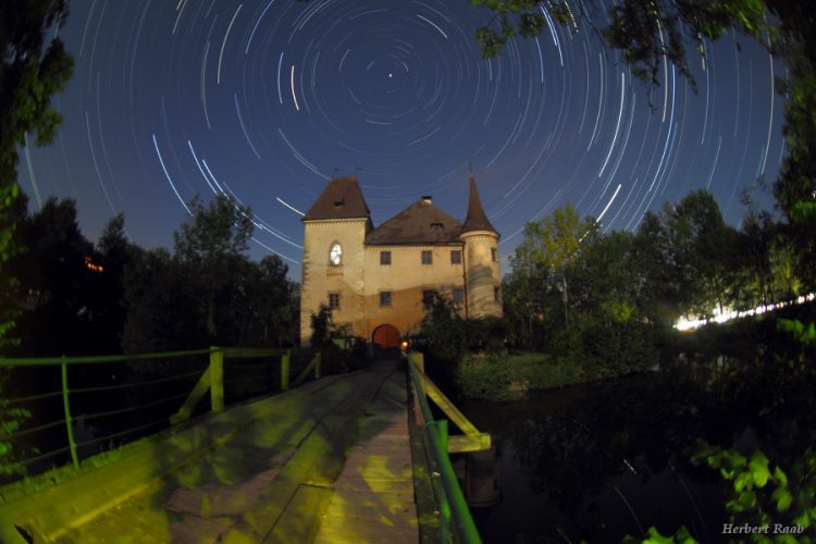 Moated Castle Under Northern Stars