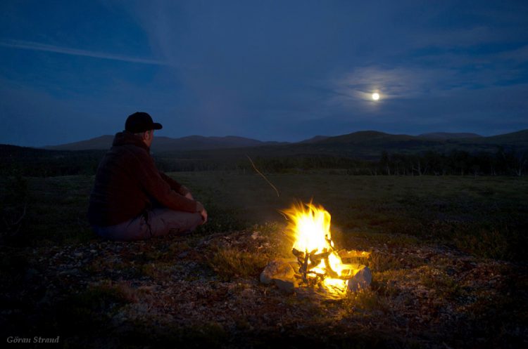 Full Moon in the Mountains