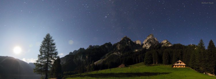 Moonrise in the Alps