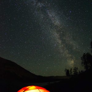 Tent Under The Milky Way