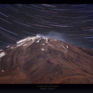 Damavand Jet at Night
