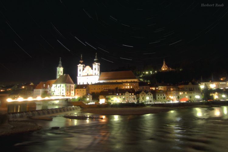 Star Trails over Steyr