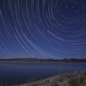 Star Trails over Alamo Lake
