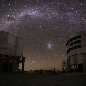 Milky Way over the VLTs