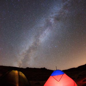 Camping on a Starry Night