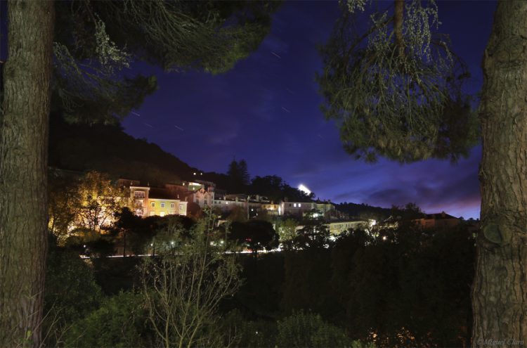Sintra Village Moonset