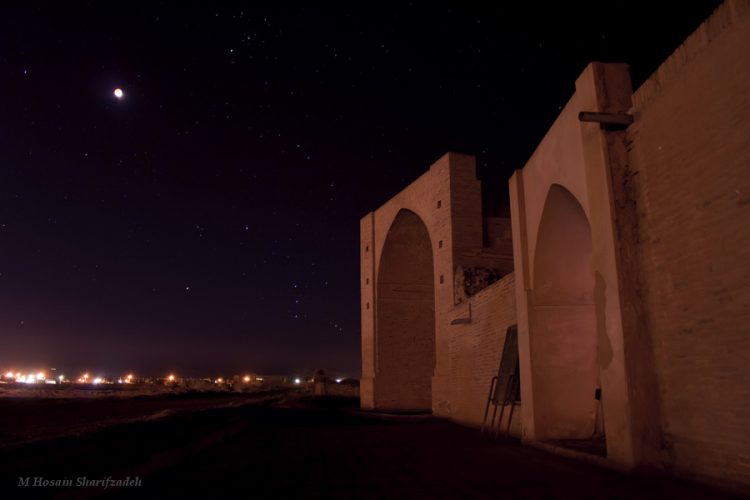 Orion and the Lunar Eclipse