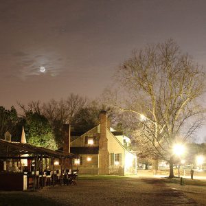 Moon and Venus Over Colonial Williamsburg