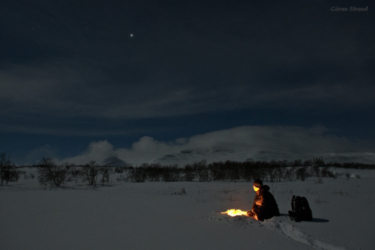 Jupiter over the Mountains