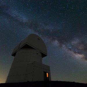 The Milky Way over Aristarchos Telescope