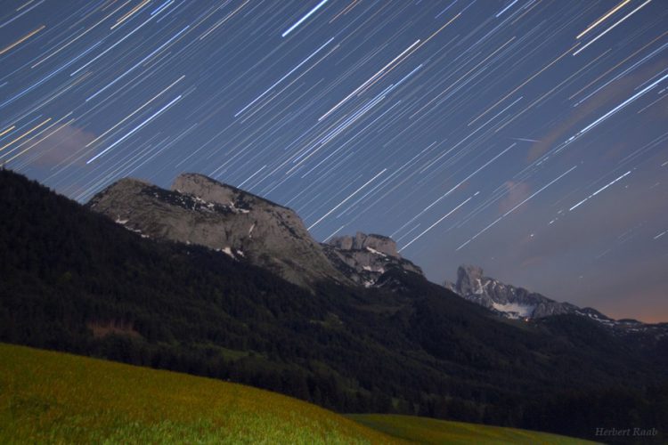 A Moonlit Night in the Alps