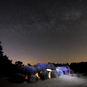 Dolmen Under the Summer Milky Way