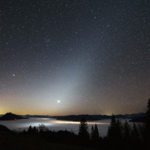 Zodiacal Light over Kalkalpen National Park