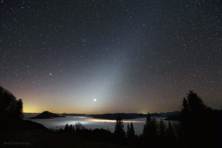 Zodiacal Light over Kalkalpen National Park