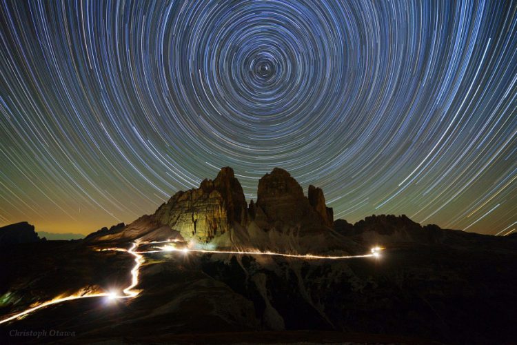 Dolomites Star Trails