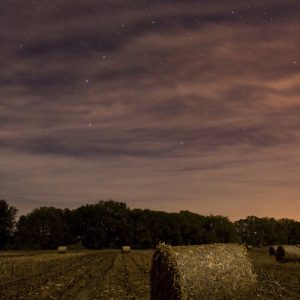 Big Dipper and Bales of Straw