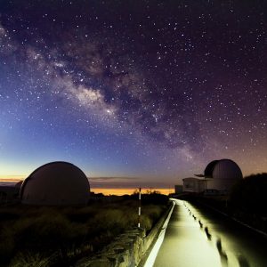 Milky Way over Teide Observatory