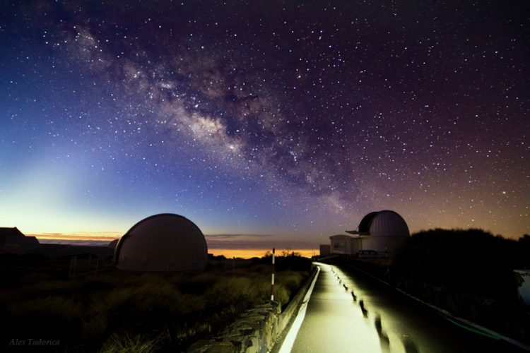 Milky Way over Teide Observatory