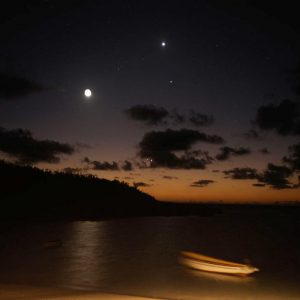 Rodrigues Island at Night