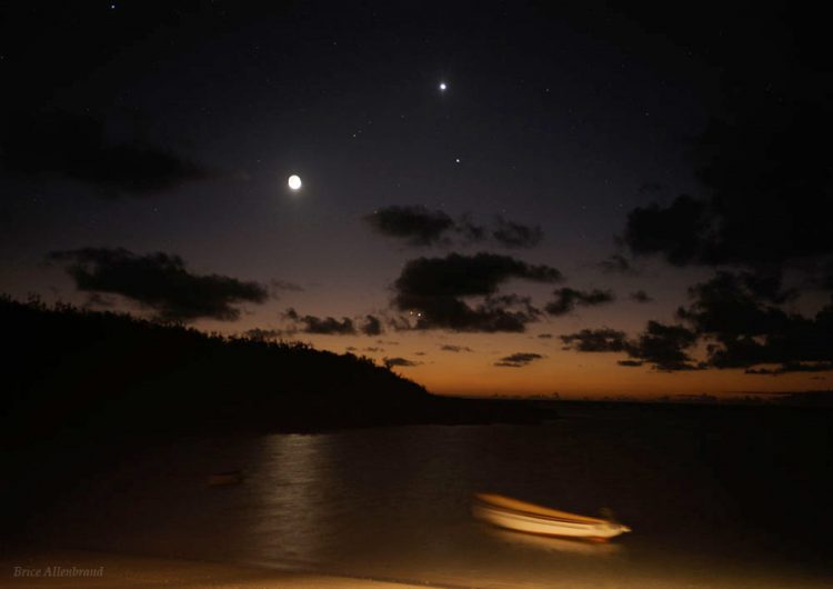 Rodrigues Island at Night