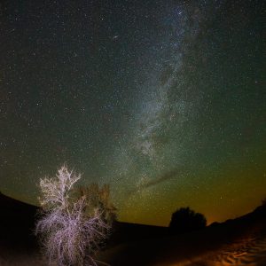 Milky Way over Freezing Sands