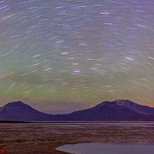 Star Trails over Saler de Surire