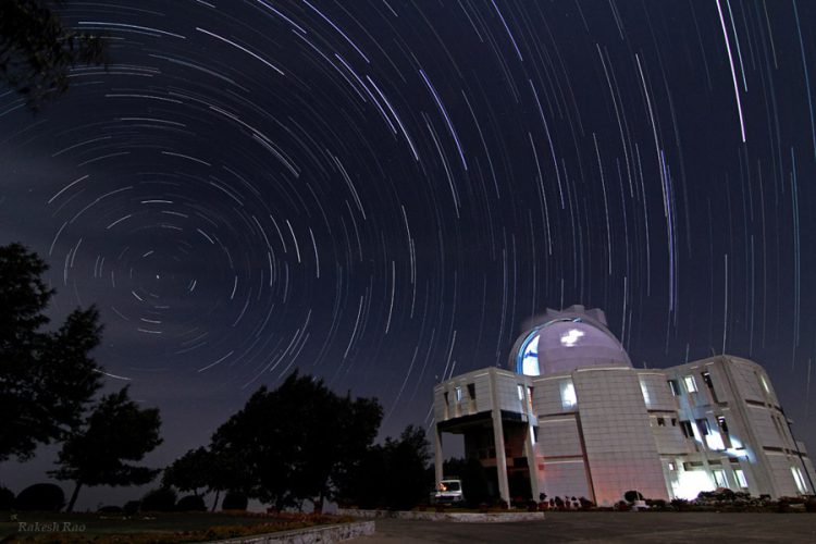 Star Trails Over Gurushikar Observatory