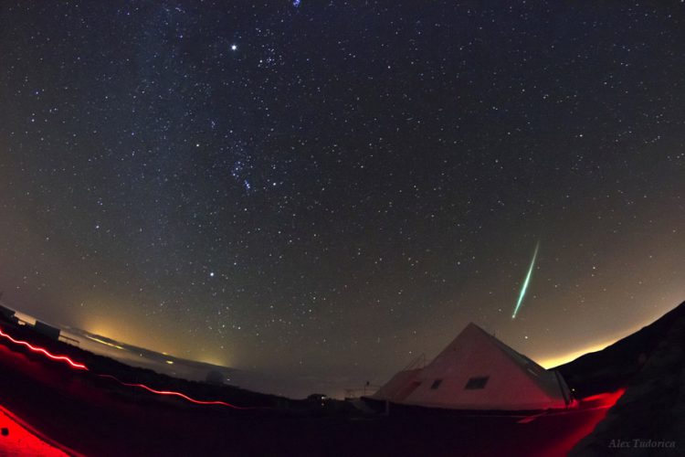 Fireball at the Teide Observatory
