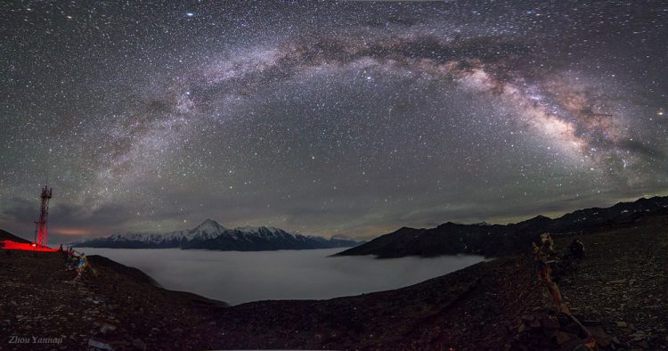 Milky Way Over Mount Gongga