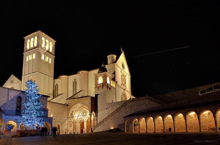 ISS Flying above Assisi