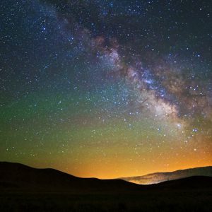 Milky Way and Airglow