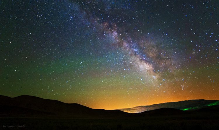 Milky Way and Airglow